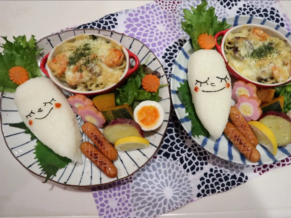 Snapdishの料理写真:冬休み置きランチ5日目🎍
塩焼きそばのリメイクでグラタン|なかじー。さん