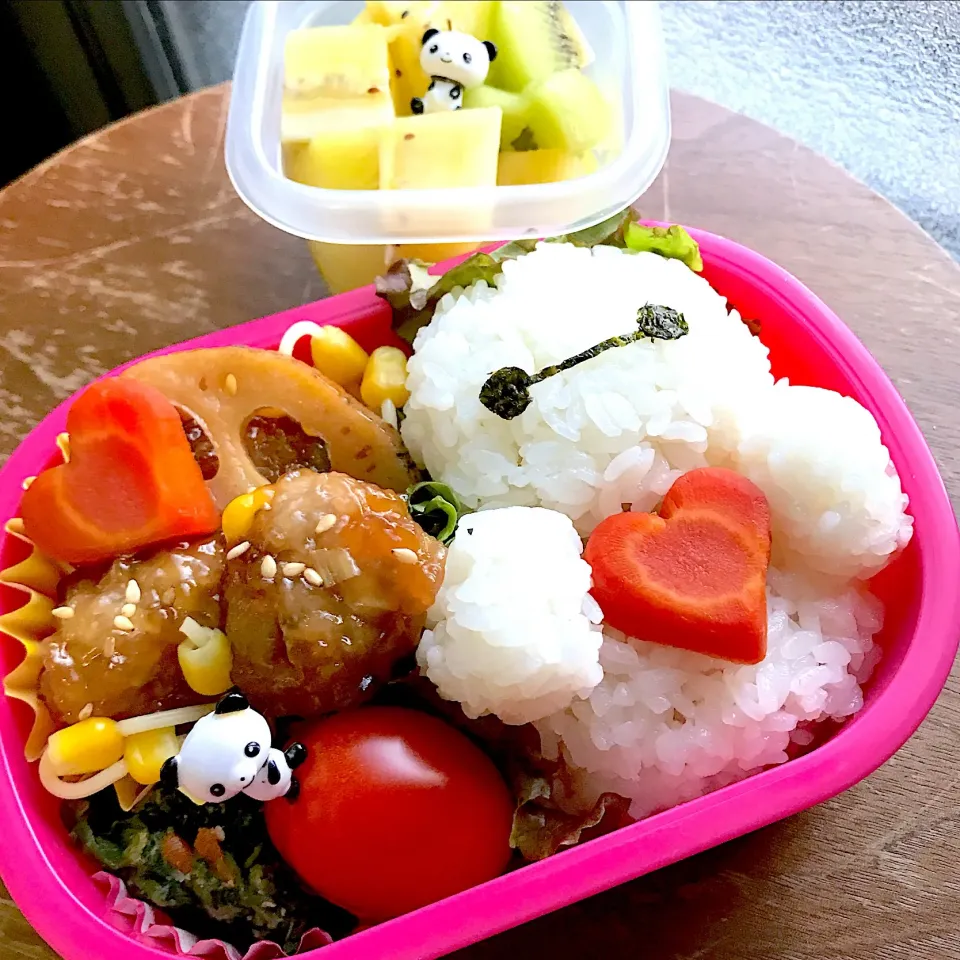 Snapdishの料理写真:娘の保育園弁当★ベイマックス|♪なつぱんだ♪さん