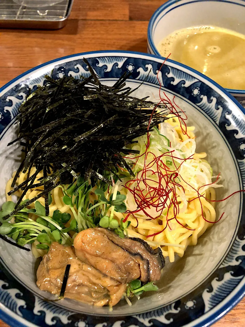 Snapdishの料理写真:牡蠣つけ麺|T. Wonderさん