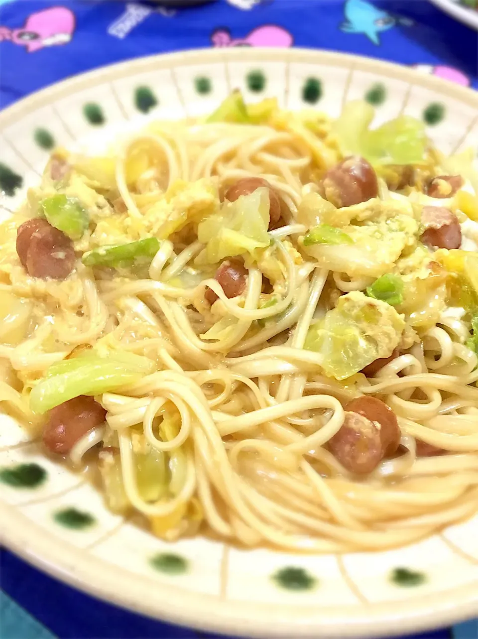 Snapdishの料理写真:カルボナーラ風うどん|paki-paki momさん