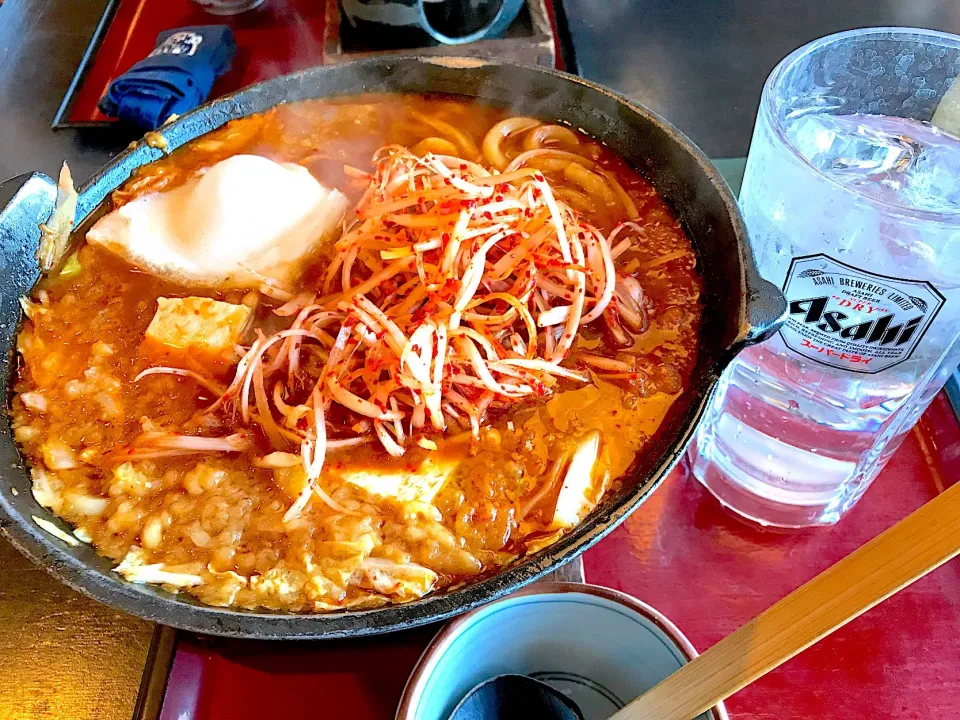 激辛ネギ味噌煮込みうどん|マハロ菊池さん