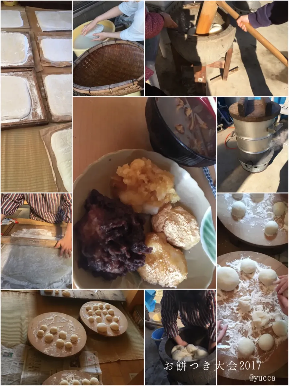 Snapdishの料理写真:一族総出で餅つき大会・2017|yucca@さん