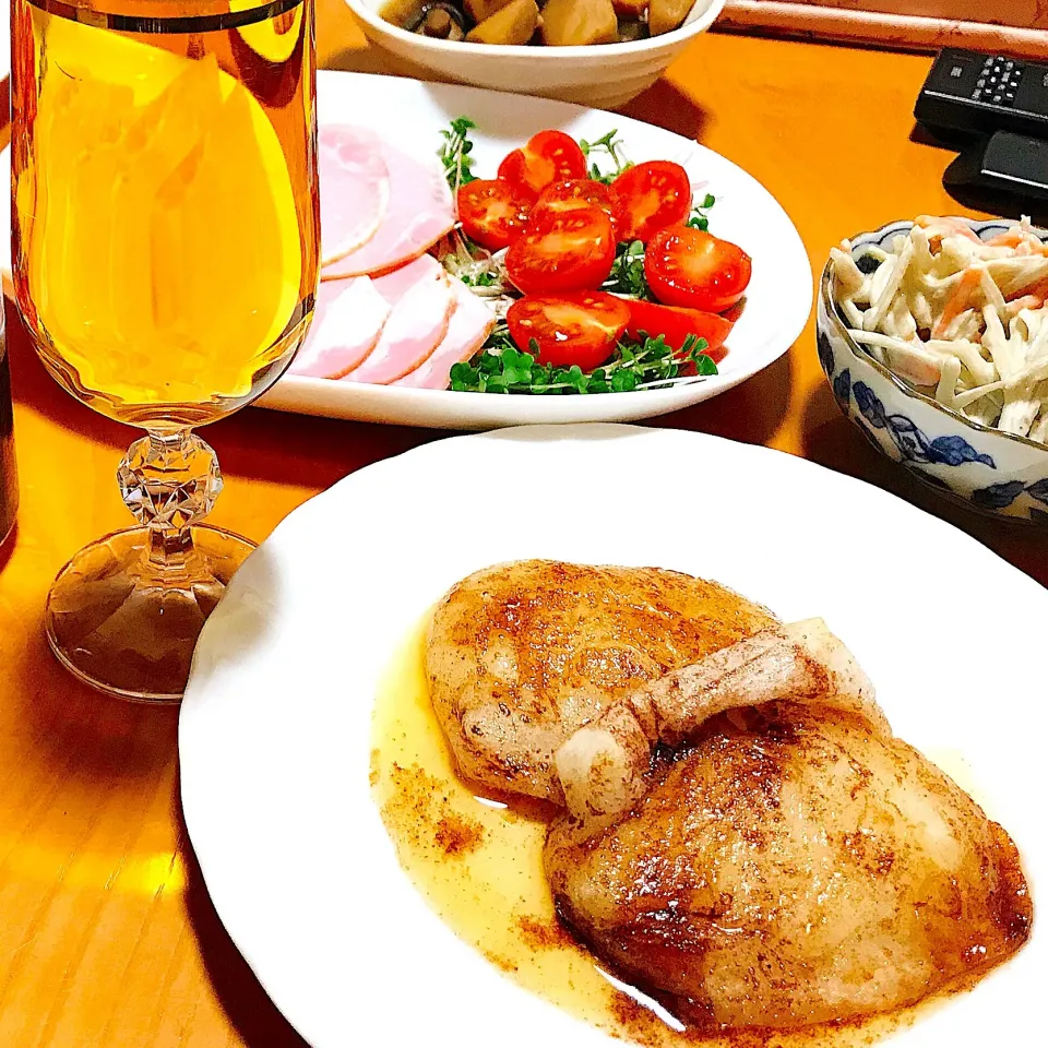 意外とおススメはお餅ステーキ😊 オーブントースターで焼いて、フライパンでバター醤油に絡めるだけ😊🍺|ジイジさん