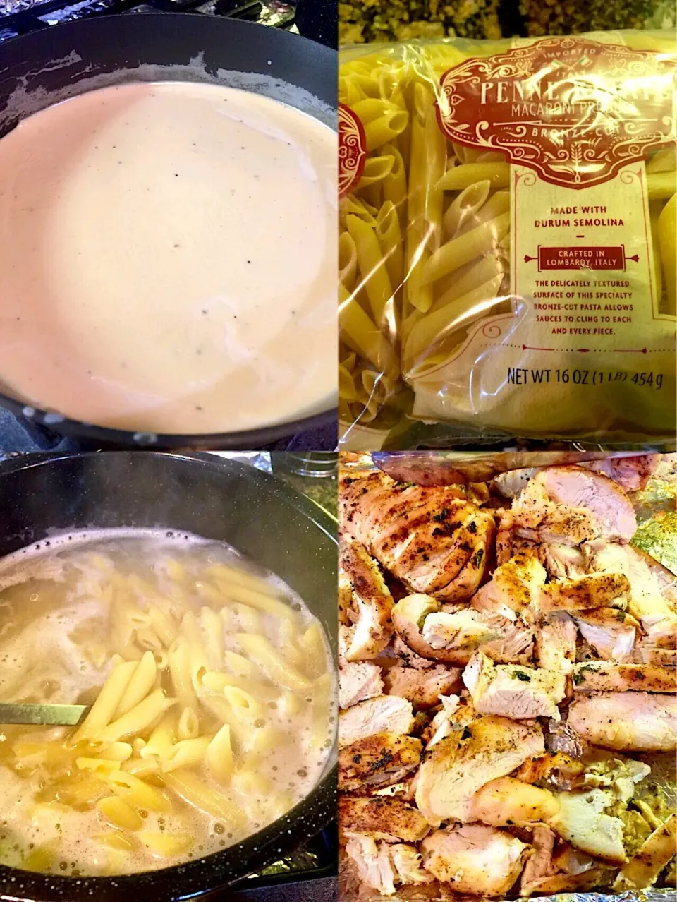 Snapdishの料理写真:Homemade Chicken Alfredo|Alma's Home Kitchenさん