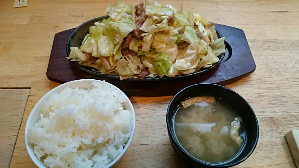 元祖スタミナ鉄板焼き定食|hide☆さん