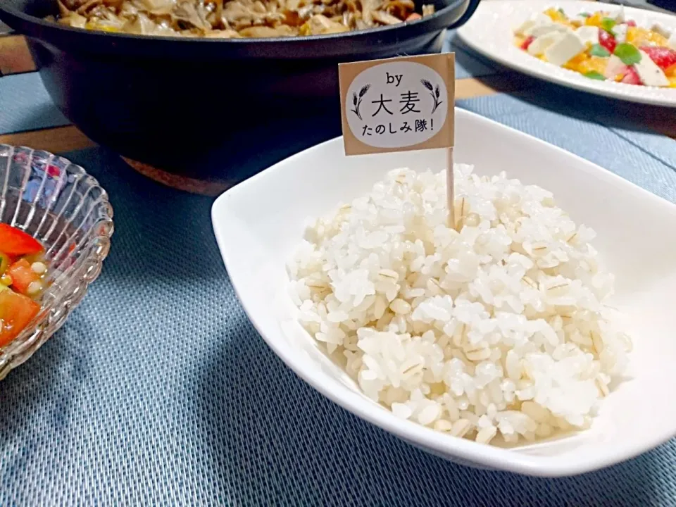 シンプルに炊くだけもち麦ごはん🍚|kororon8さん