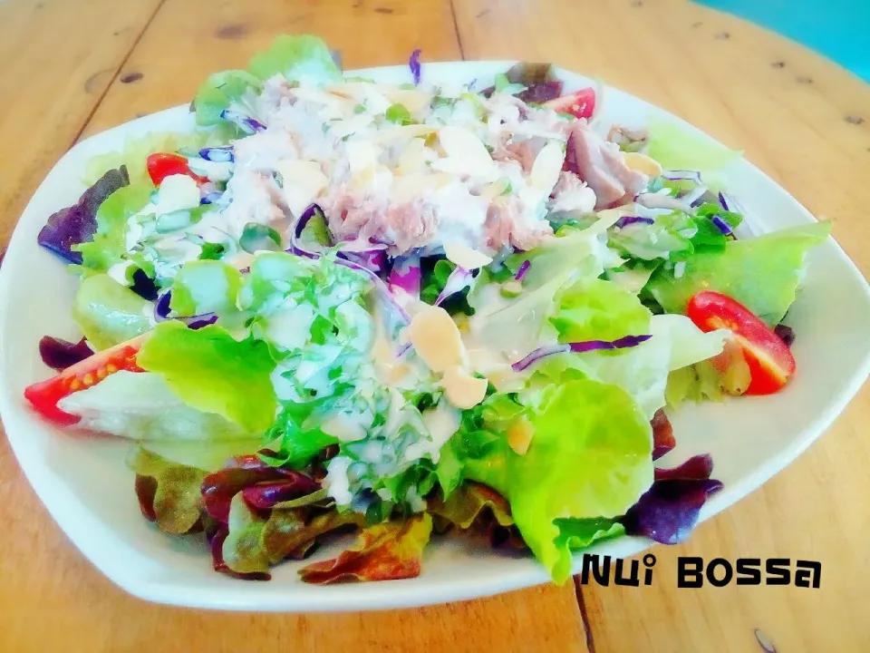 "Spicy Tuna Salad"😀💚💛|nuibossa fb.Nui Bossaさん