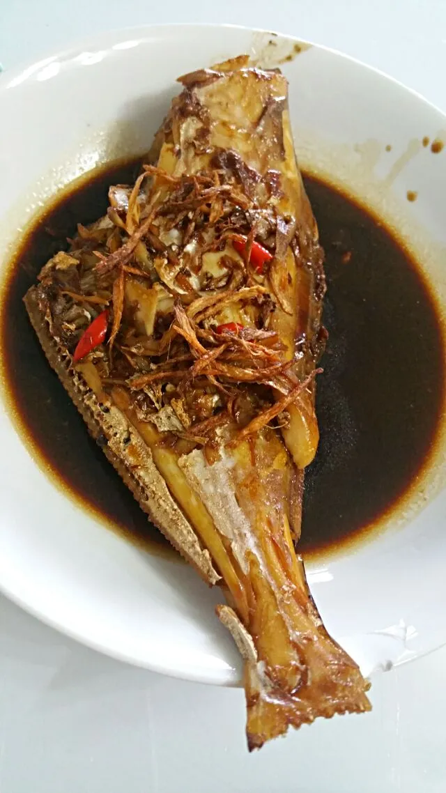 Stir fry white jacket fish 😍 with crispy ginger and chilli padi|🌷lynnlicious🌷さん