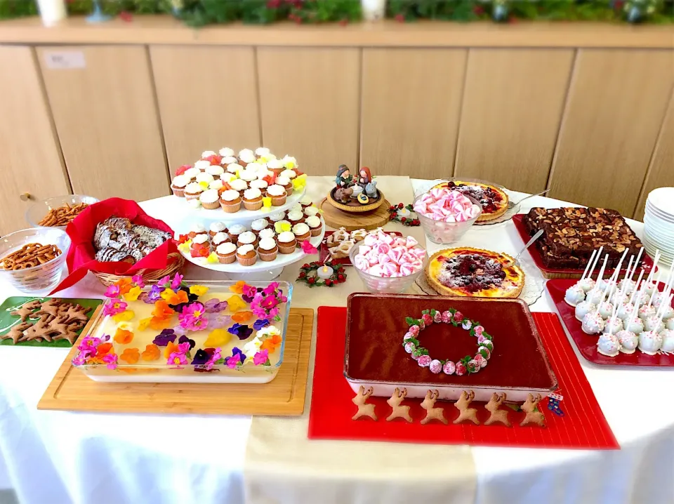 Sweets table for S's ladies Christmas party|cheesyさん