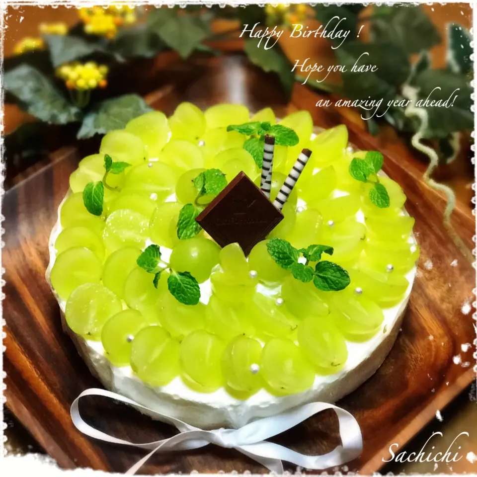 今年のケーキ初め。
レアチーズケーキでHappy Birthday 🎉|Sachichi♪さん