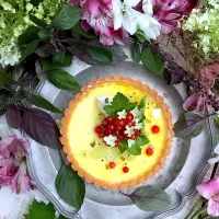 Snapdishの料理写真:Lemon Card Tart🍋
with Redcurrant & Kiwi gelée
レモンカードタルト
レッドカラントとキウイのジュレ|⋆͛*͛wandering.cat⋆͛*͛さん