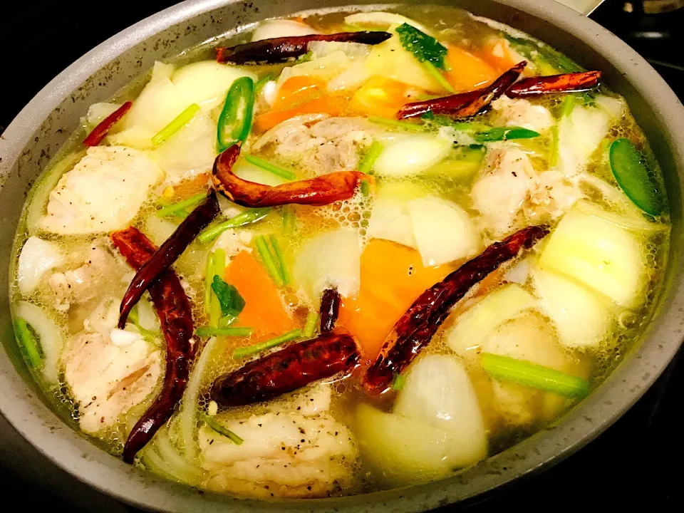 Spicy pork soup with potato|Jummyさん