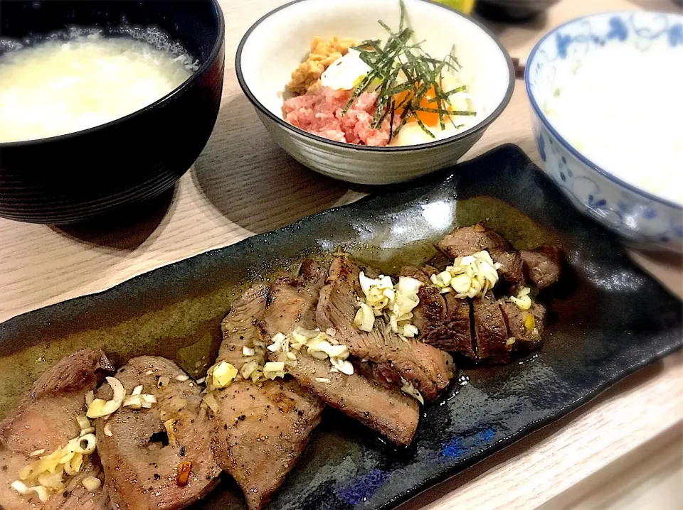 三が日の食べ収め！ネギ塩牛タン！！|のぎたさん