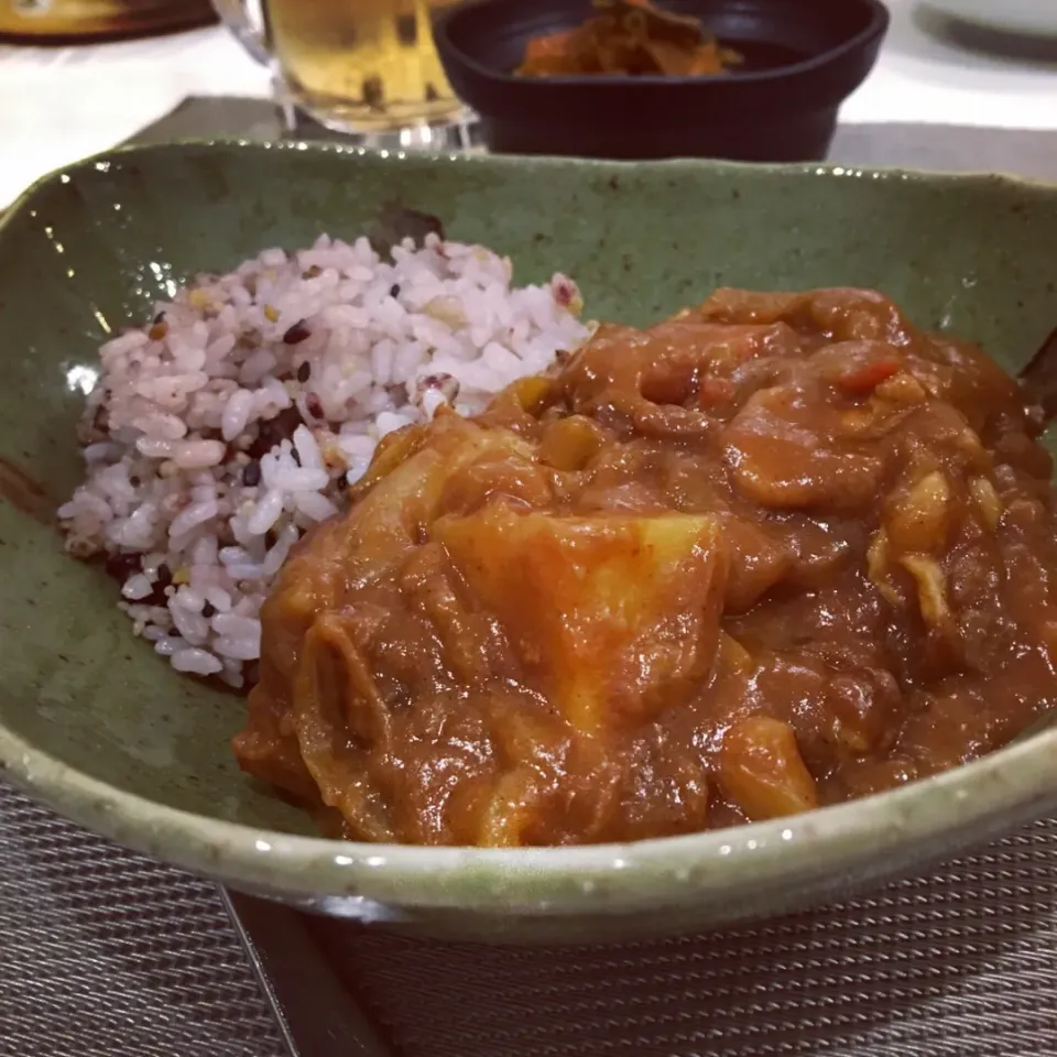 おせちもいいけどカレーもね！バーミキュラで無水カレー🍛|ケイさん