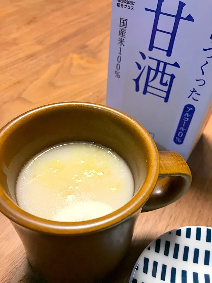 Snapdishの料理写真:生姜甘酒＊優しい甘さでホッと一息♡|やぁさん