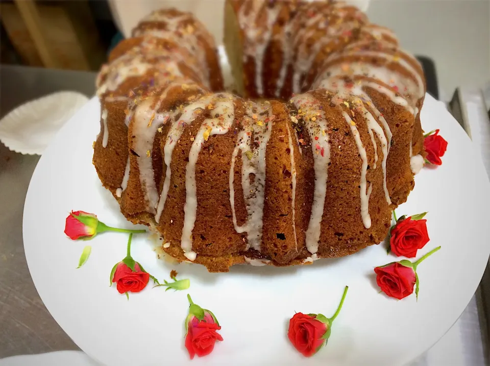 Rosy bundt cake|cheesyさん