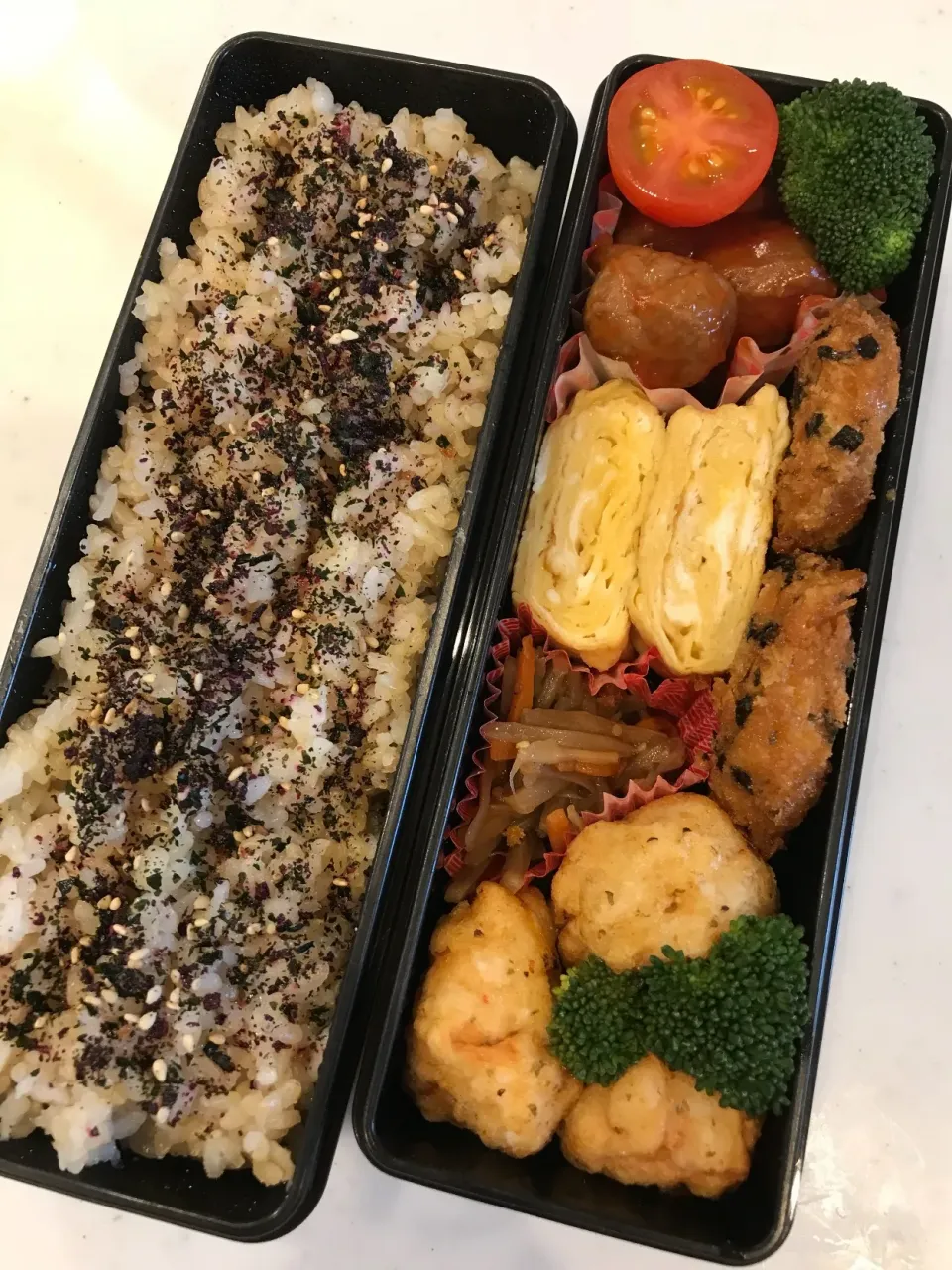 Snapdishの料理写真:2018.1.4 (木) 旦那様のお弁当🍱|あっきーよさん