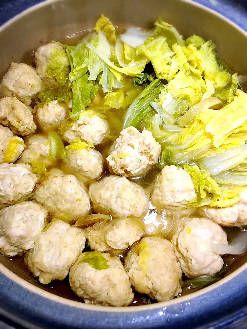 鶏団子と白菜

 #焼酎ハイボール  #男の手料理  #酩酊親父|酩酊親父さん