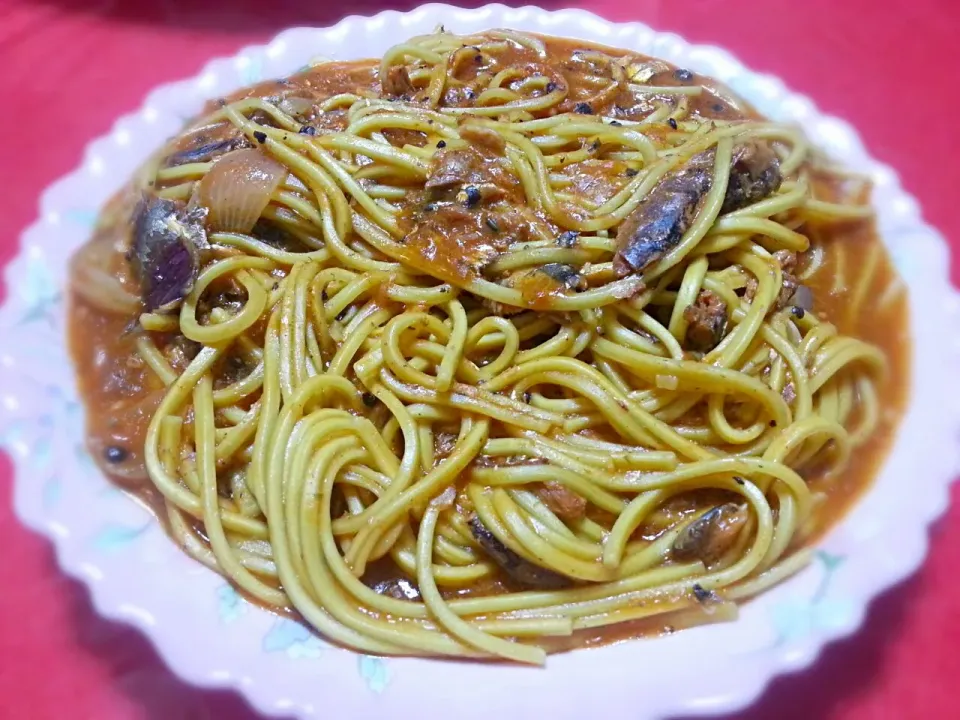 Pasta ala Sardine 😋|Tasha Villacinさん