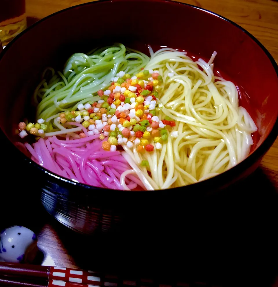 梅 茶 たまご素麺ちゅるちゅるん))♪♪|keikoさん