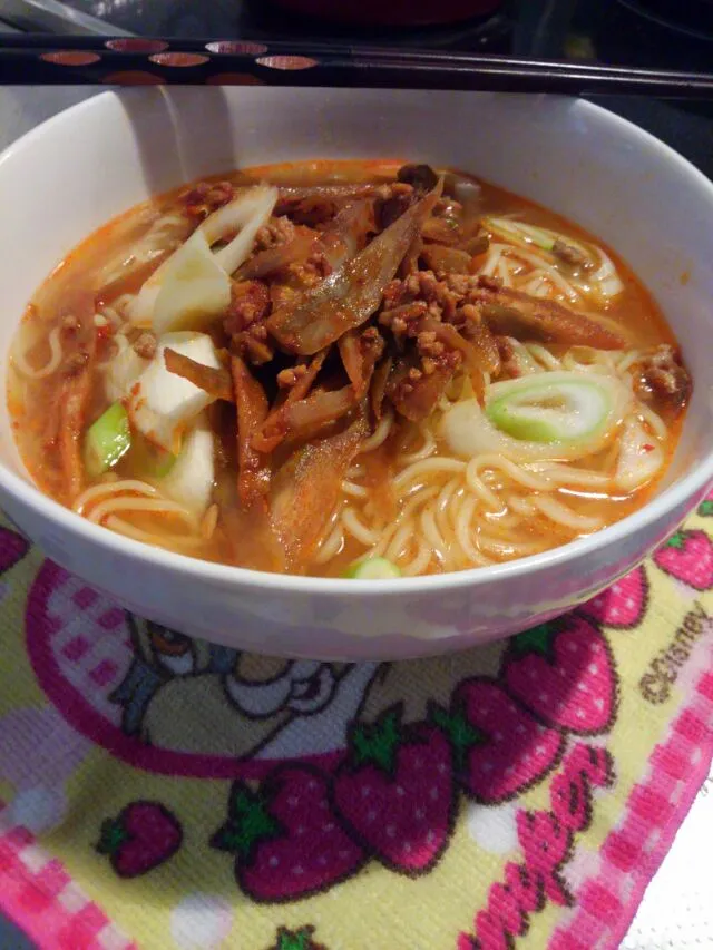 ただいまの🍜味噌生ラーメン|みるくここあさん