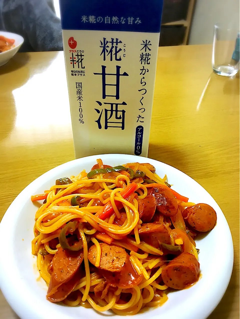 甘酒で伸ばすとまろやかナポリタン #お昼ごはん  #パスタ好き集まれ～！|友美さん