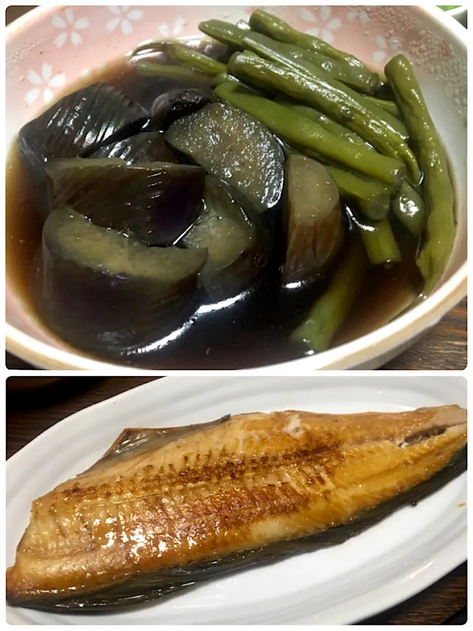 晩ごはん🌙🌠②
茄子🍆とインゲンの煮びたし
ホッケのしょうゆ干し
#煮びたし#干物|ぽんたさん