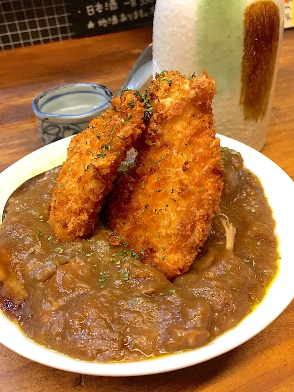 チキンカツ
カレーがけ！！
ハーフ|saturnさん