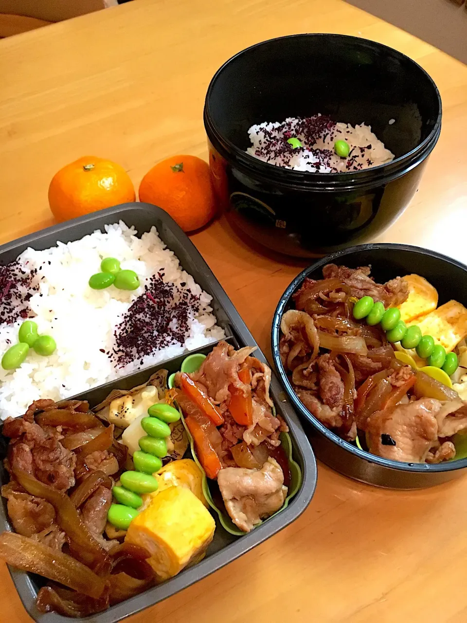 1月6日。旦那のお弁当&塾弁。野菜が高い🥦💧⁉️|美也子さん