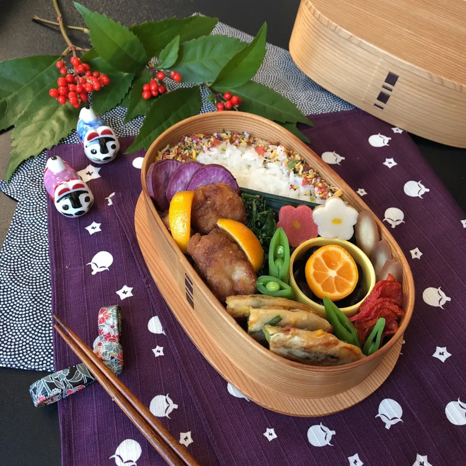 Snapdishの料理写真:おせちは終わり弁当|kyoro_sanさん