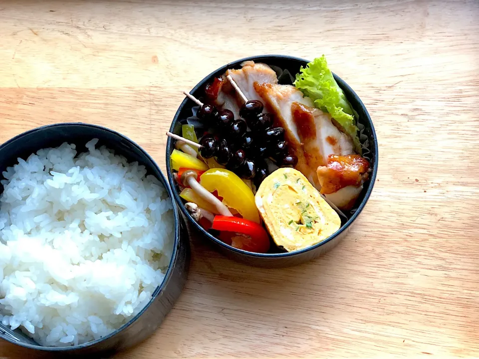 鶏の照り焼き 弁当|弁当 備忘録さん