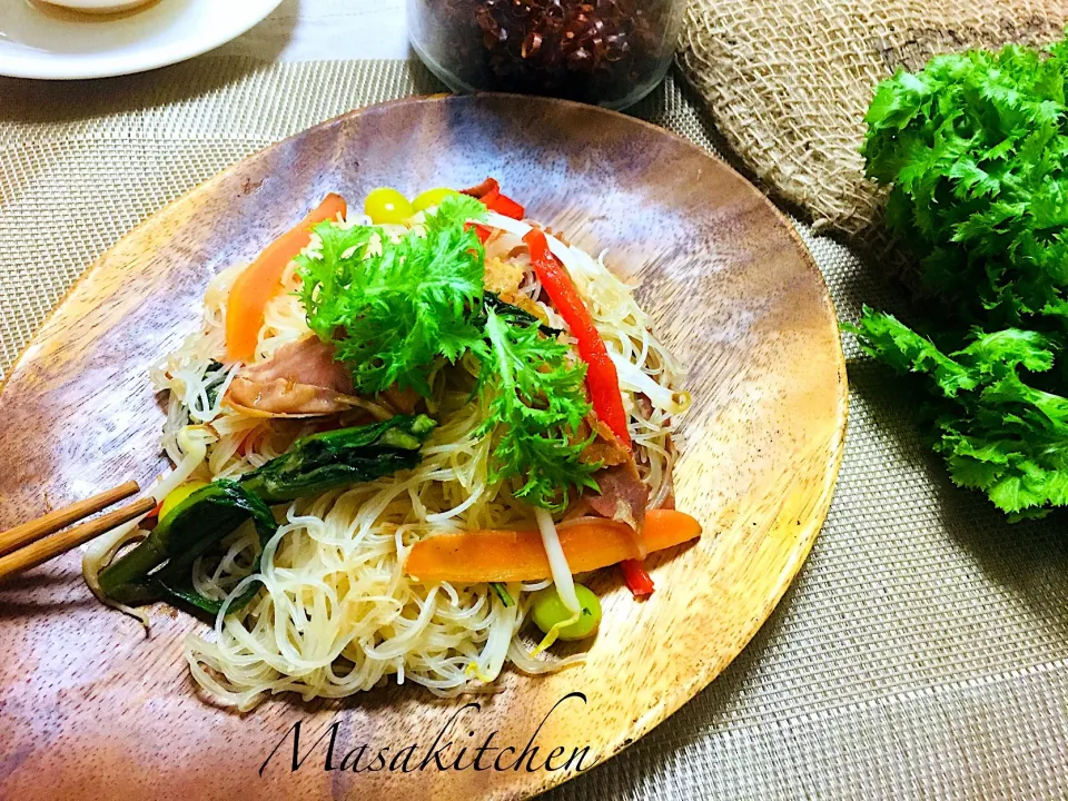 Snapdishの料理写真:Rice vermicelli for lunch|Masakiさん