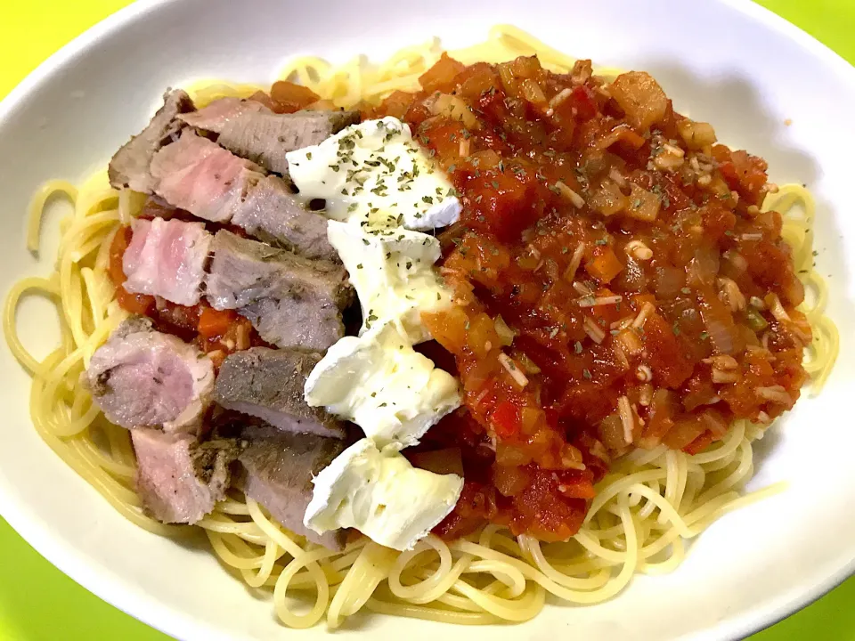 野菜のトマトソースパスタ|ゆきさん