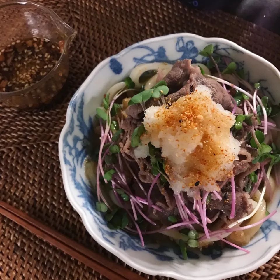 おろし牛しゃぶうどん|kayoさん