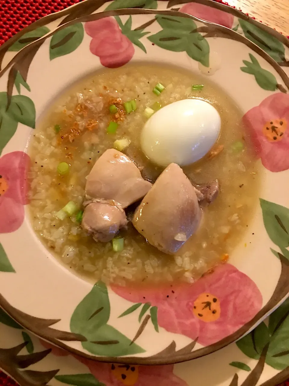 Arroz Caldo with Egg #gingerricesoup #arrozcaldo  #lugaw|🌺IAnneさん