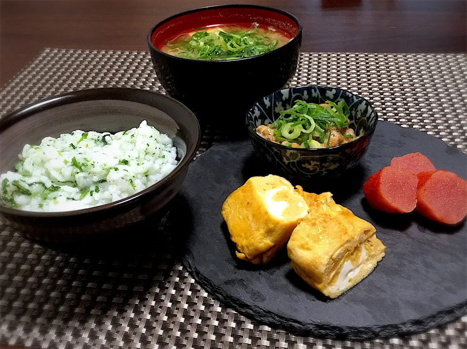 Snapdishの料理写真:七草粥で朝ご飯|みっきーさん