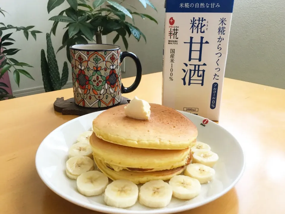 甘酒パンケーキ🥞🍶🍽|leeさん