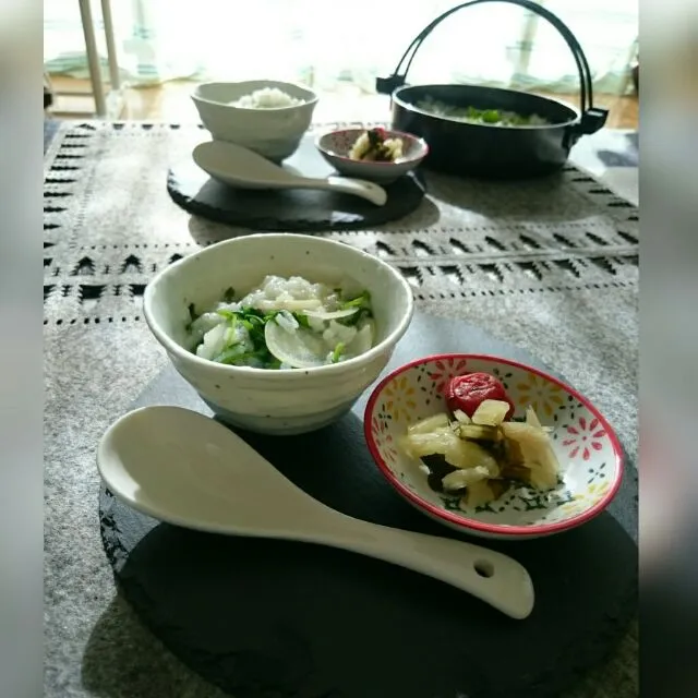 Snapdishの料理写真:無病息災を祈って七草粥‥|kimi=kimi🌼Kitchenさん