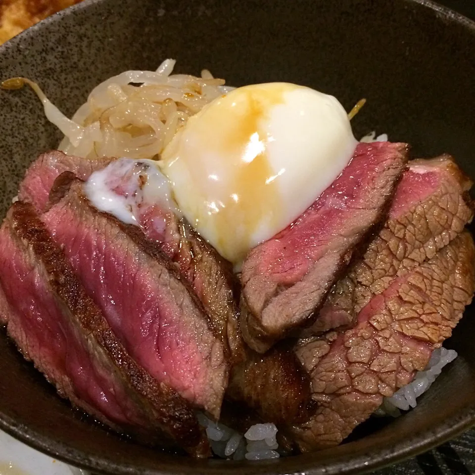 ステーキ丼♡2018/01/07|ちび太さん