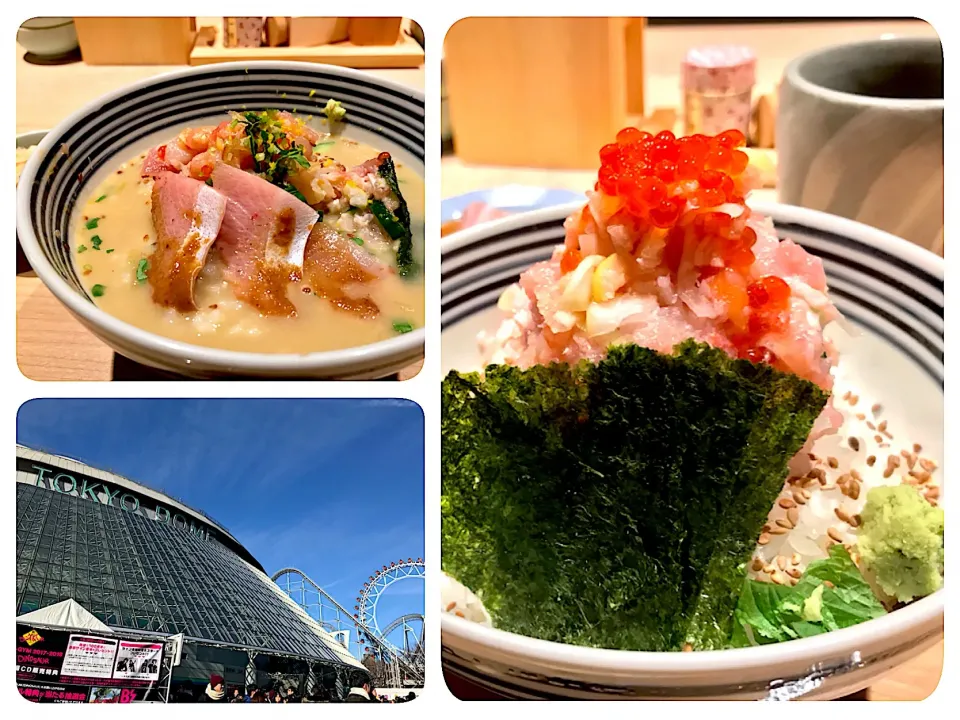 母と東京昼ごはん  つじ半のぜいたく丼、竹…そして鯛出汁茶漬け。|砂雪さん