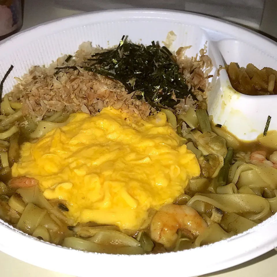 Snapdishの料理写真:カレーきしめん(◍•ڡ•◍)❤|いつみさん