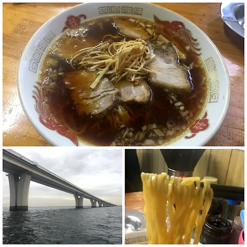 Snapdishの料理写真:竹岡式ラーメン(チャーシューワンタン)@ワンチャンラーメン木更津本店|juneshunさん