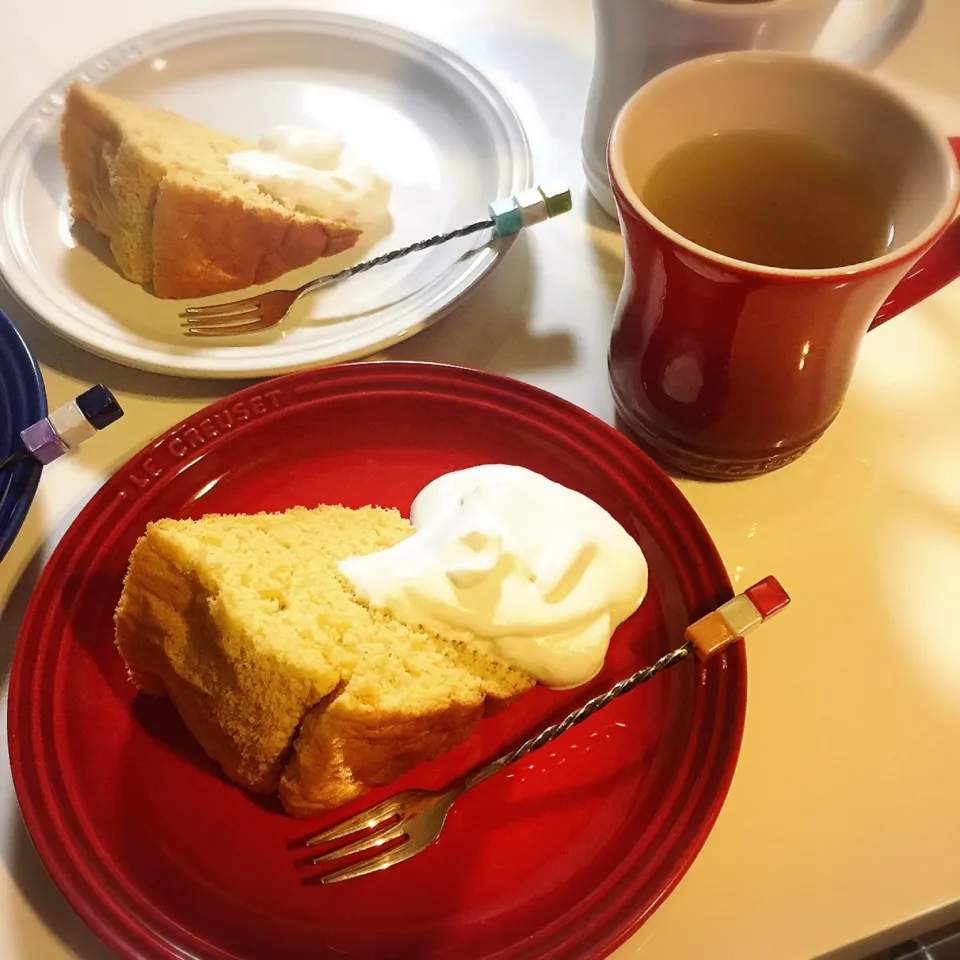 Snapdishの料理写真:#米粉 で #スポンジケーキ 🍰|nokorinさん