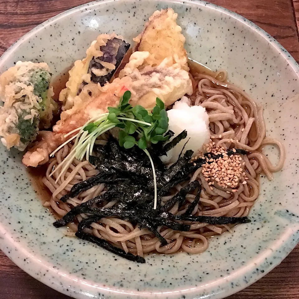 野菜天おろし蕎麦（温）|こいちさん