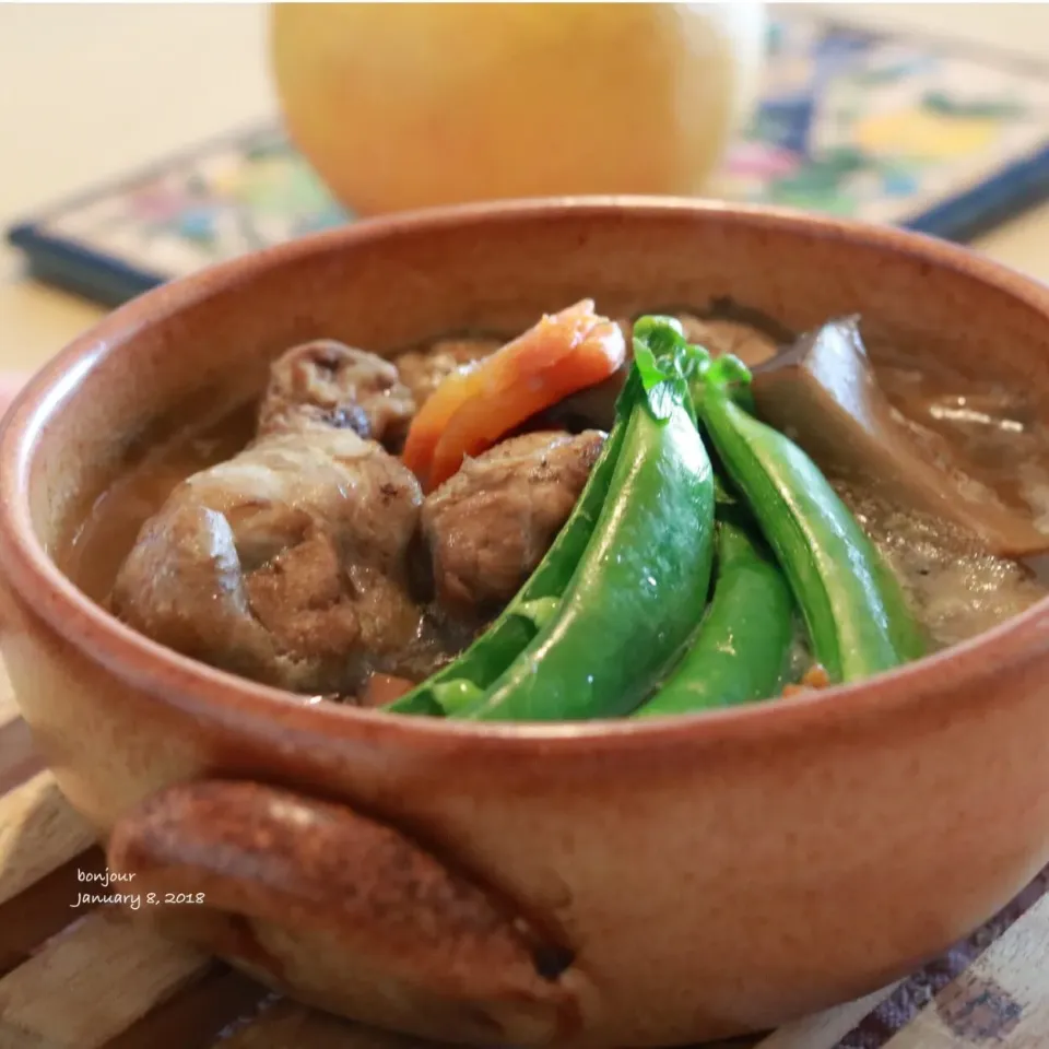 鶏とごぼうのスープ煮🍲|yasuko murakamiさん