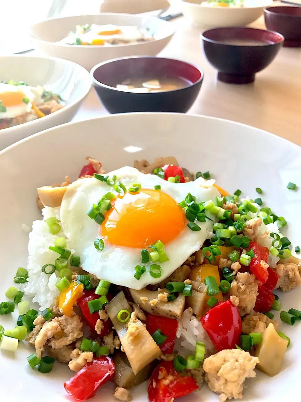 志野さんの料理 和風つくね味ガパオ仕立て〜丼！|SnapdishJPさん