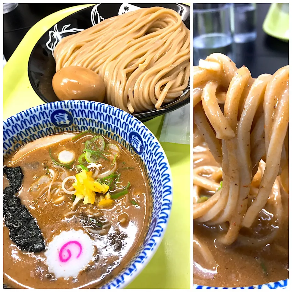 Snapdishの料理写真:濃厚つけ麺大盛り、味玉@とみ田(池袋)|yoooochanさん