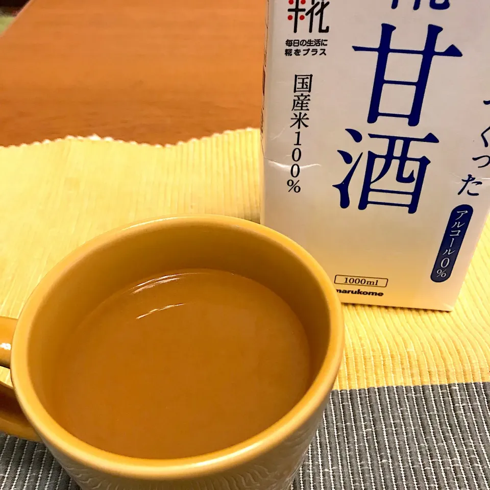 Snapdishの料理写真:苦くて飲めないコーヒーに甘酒を入れてみました|おかぽんさん