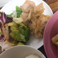 Snapdishの料理写真:鶏胸肉のジューシー生姜焼き|しししさん