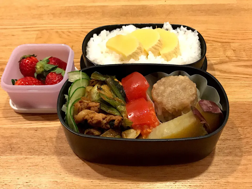 Snapdishの料理写真:回鍋肉 弁当|myusicさん